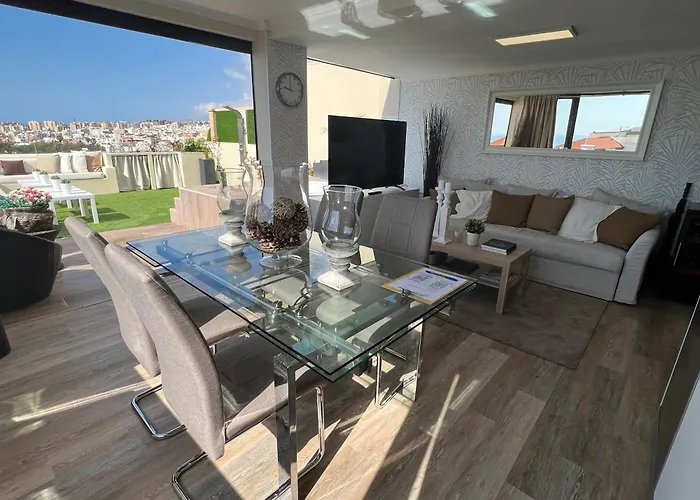 아파트 New Luxury Penthouse Mencey 산타크루스데 테네리페